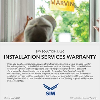 SIW Installation Warranty